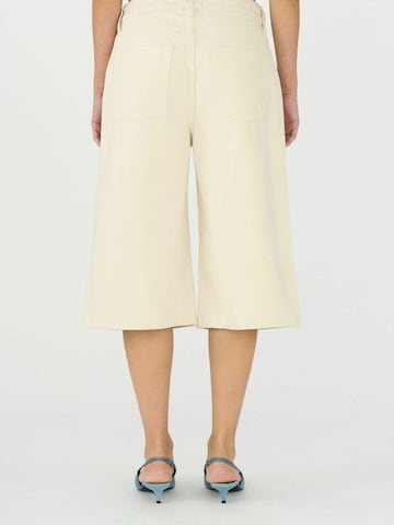 Ivy Copenhagen Wide Leg Bukser 'Augusta' i beige