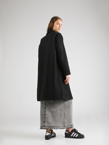 PIECES Between-seasons coat 'ALICIA' in Black