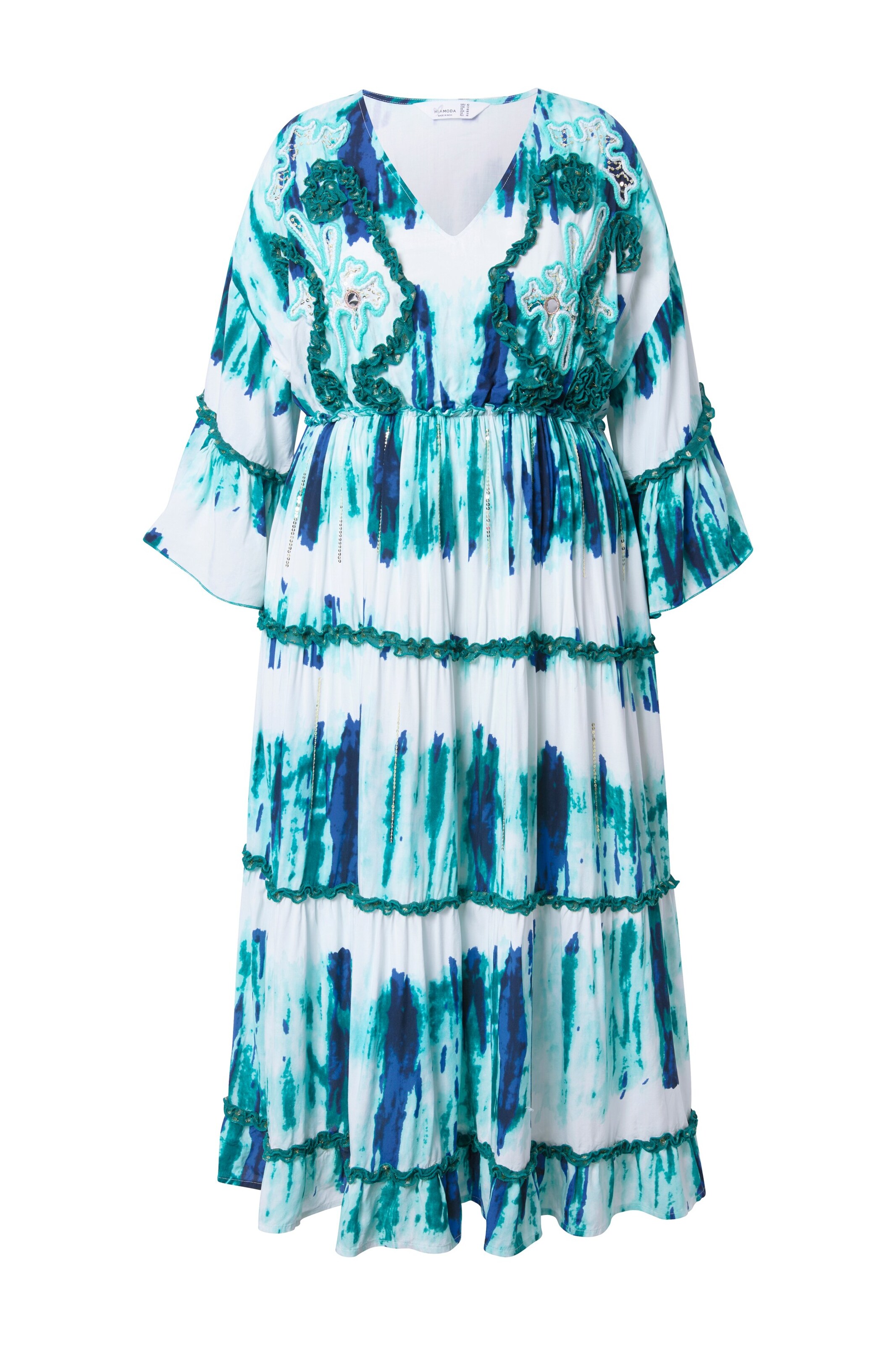 MIAMODA Jurk in Blauw: voorkant