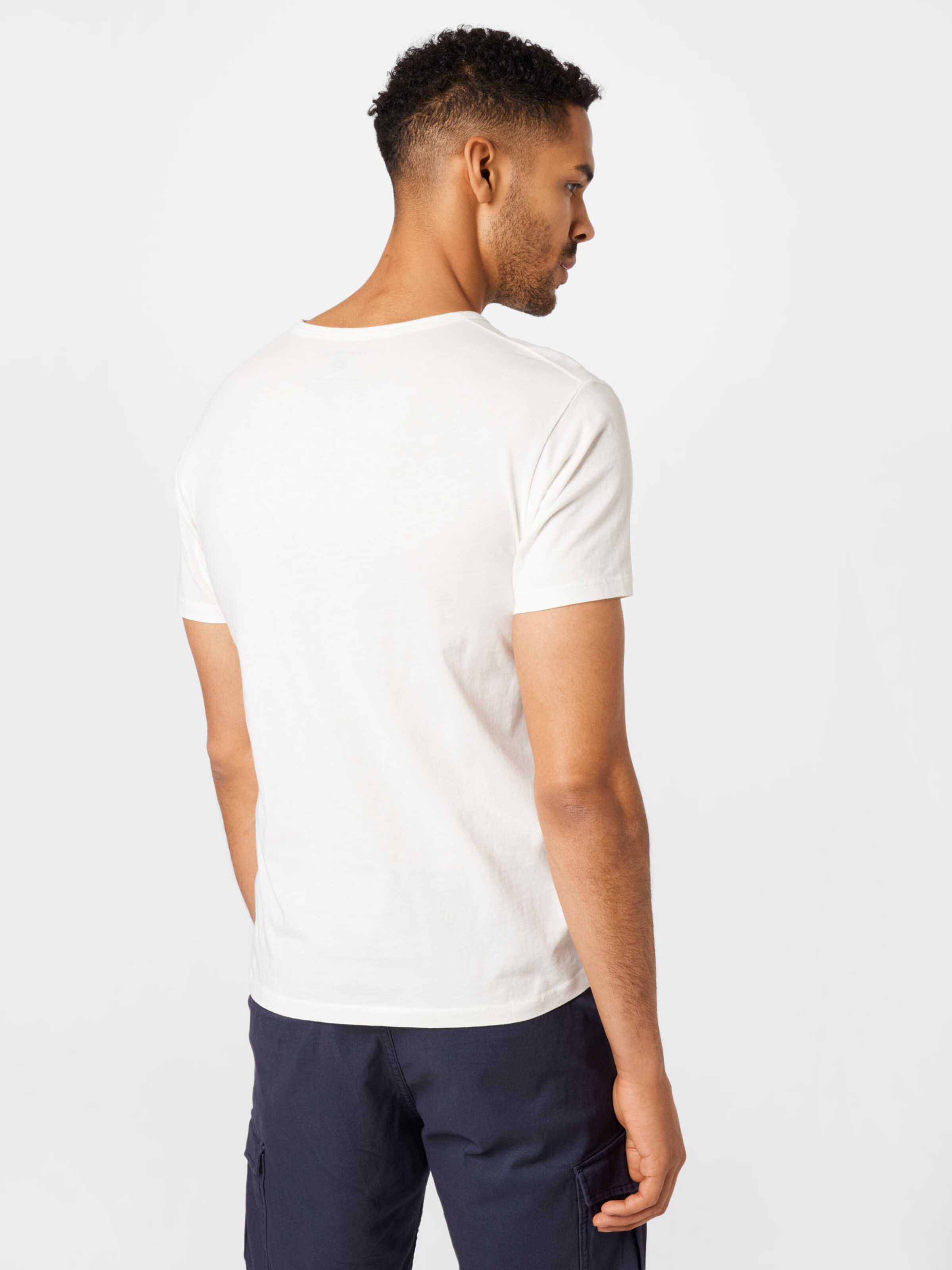 Männer Shirts Thinking MU T-Shirt 'HORIZON' in Weiß - XU38482