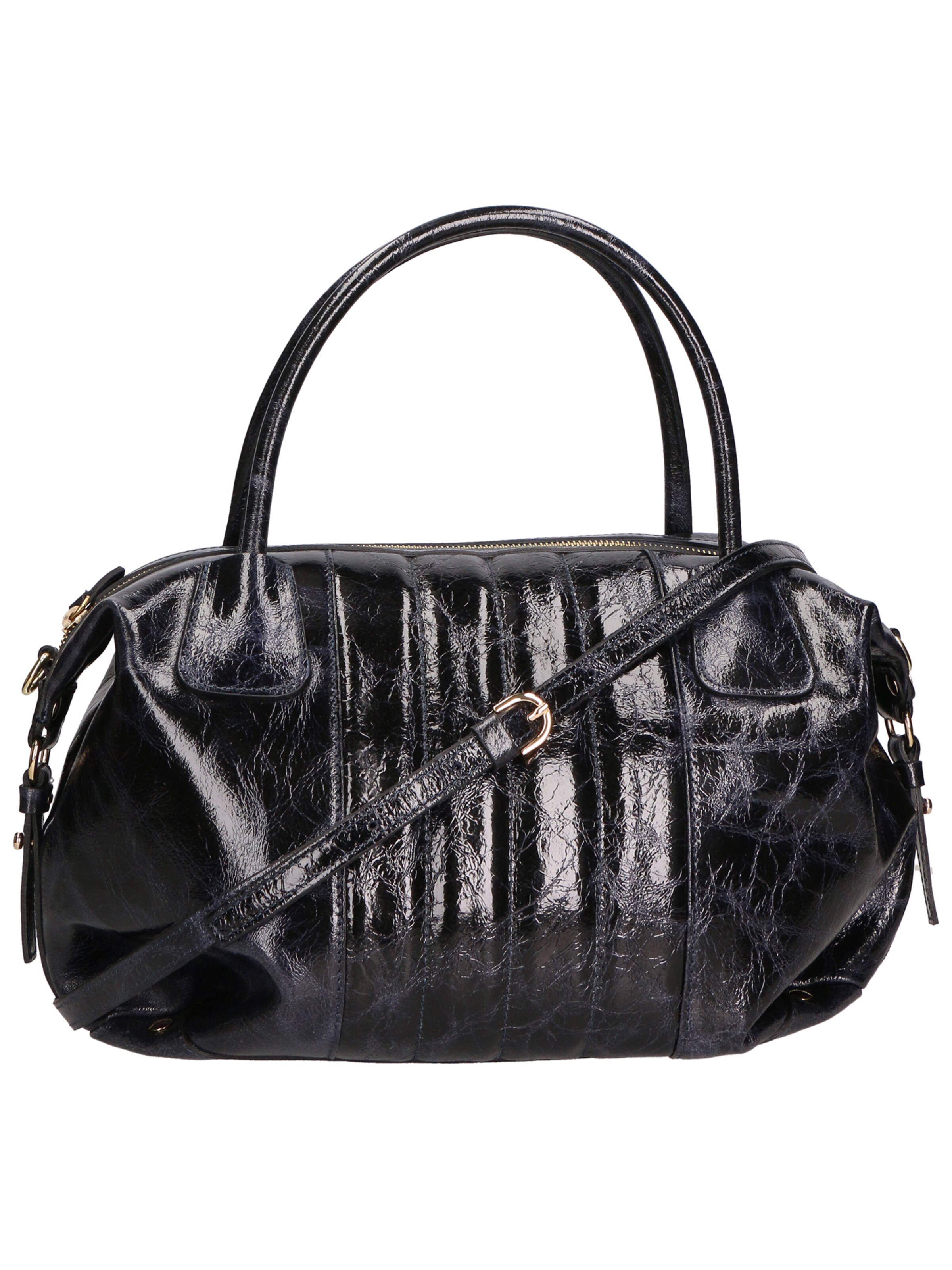 Borsa a spalla di Gave Lux in blu: frontale