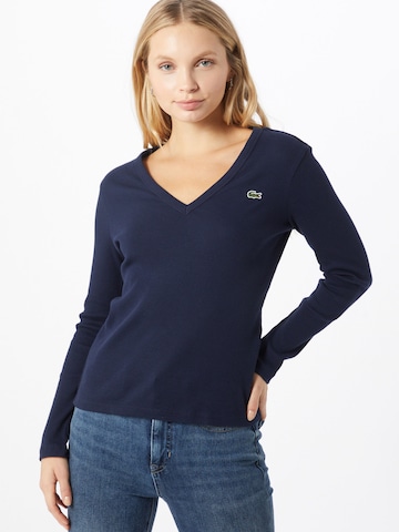 LACOSTE Shirt in Blauw: voorkant