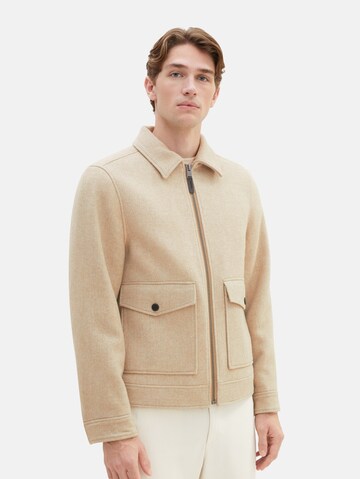 TOM TAILOR Between-Season Jacket in Beige: front