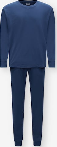 JACK & JONES Домашний костюм 'JACSOLID' в Синий: спереди
