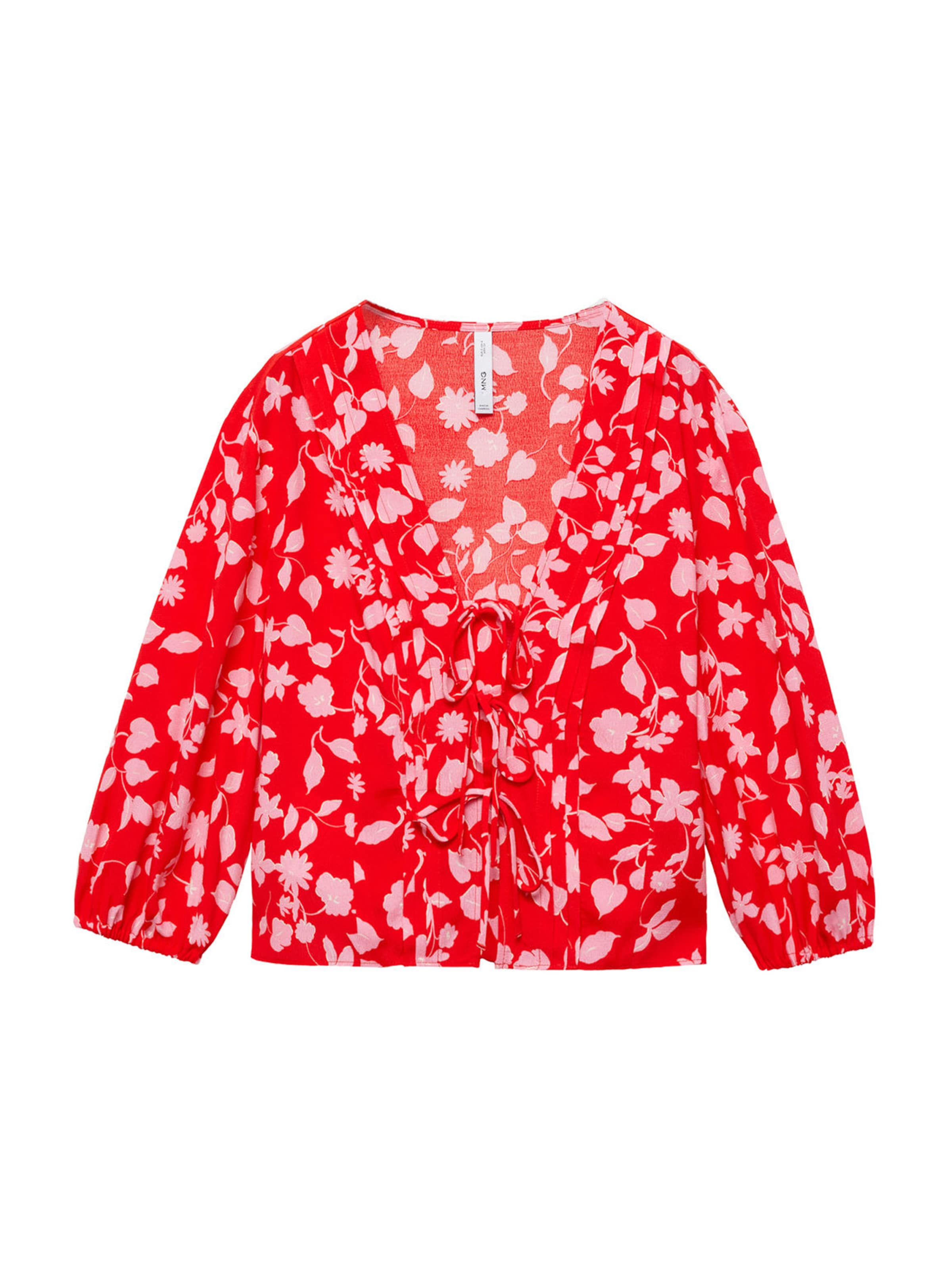 MANGO Bluse 'ROSAURA' in Rot: Vorderseite