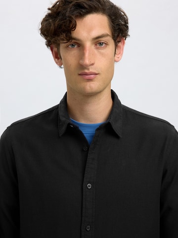 SELECTED Regular fit Риза 'SLHNOAH' в черно
