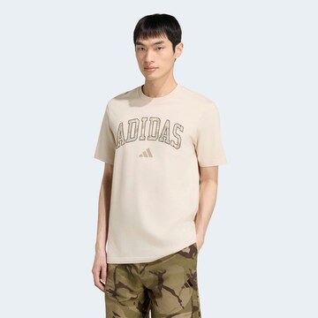 ADIDAS SPORTSWEAR Performance Shirt in Beige: front