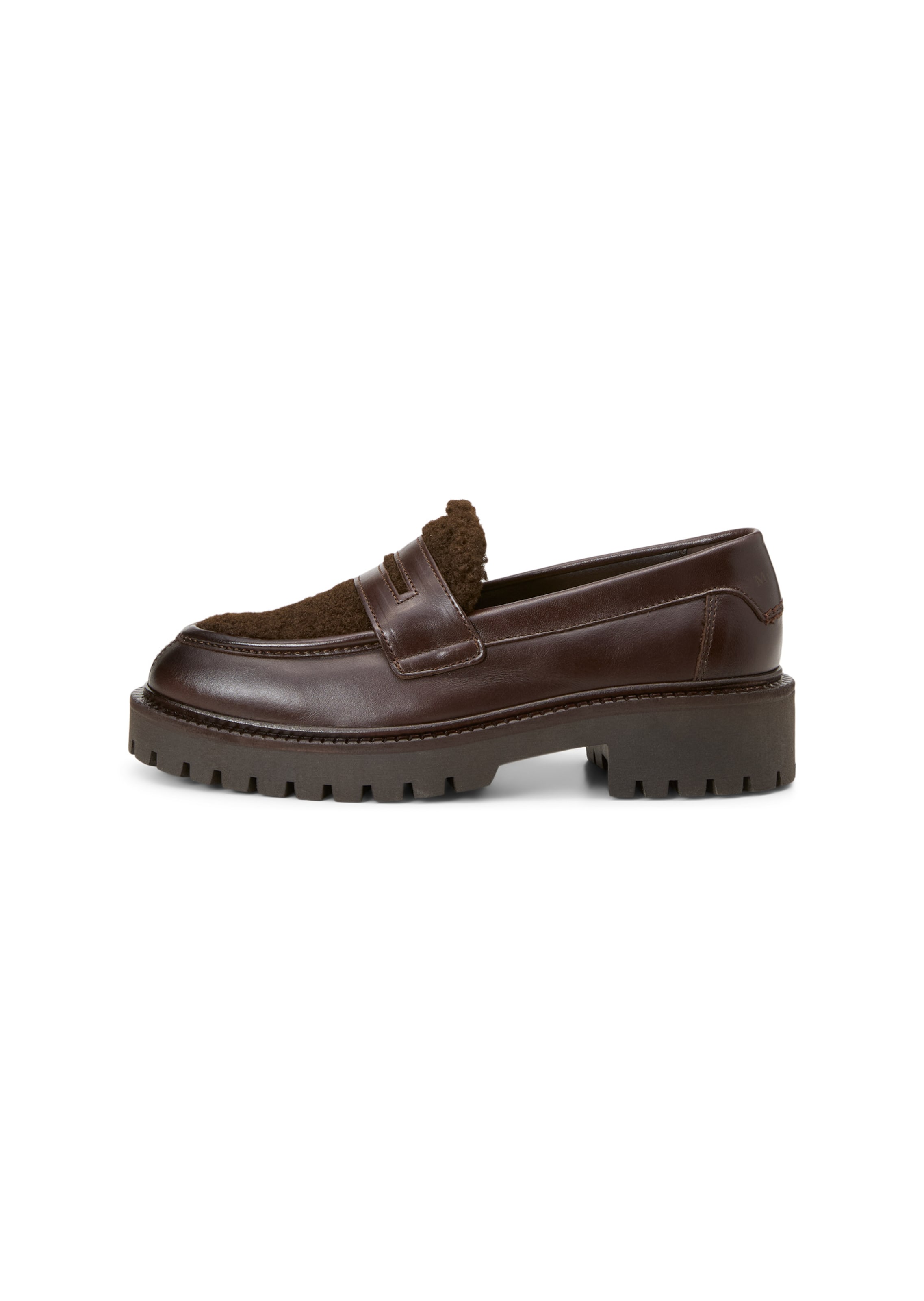 Marc O'Polo Slipper 'Phia' in Braun: Vorderseite