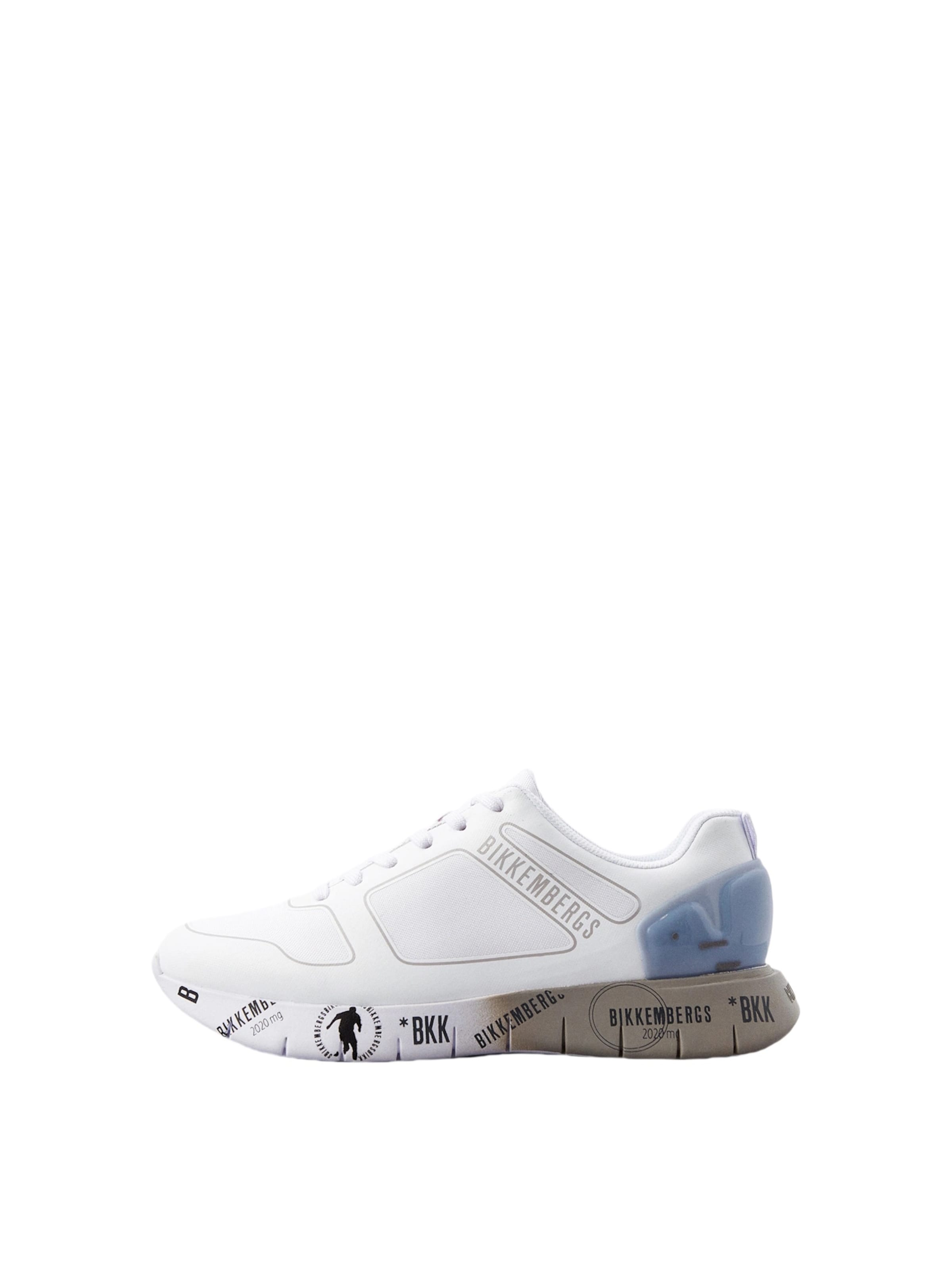 BIKKEMBERGS Sneakers laag 'Flavio' in Wit: voorkant