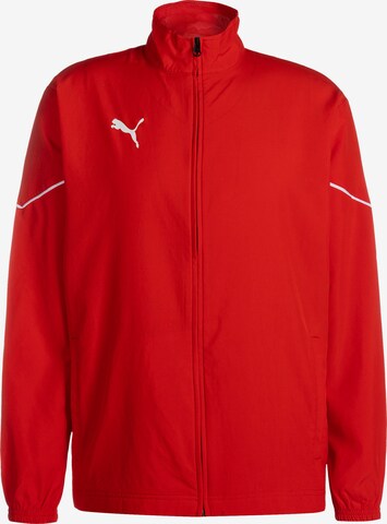 Veste de sport PUMA en rouge : devant