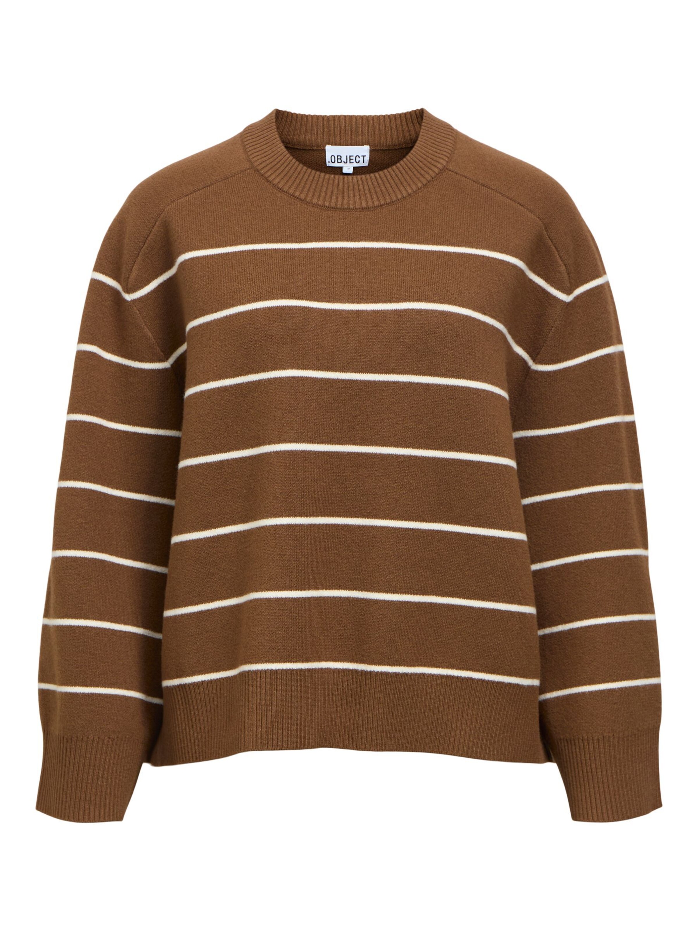 OBJECT Sweater 'OBJItone' in Brown: front