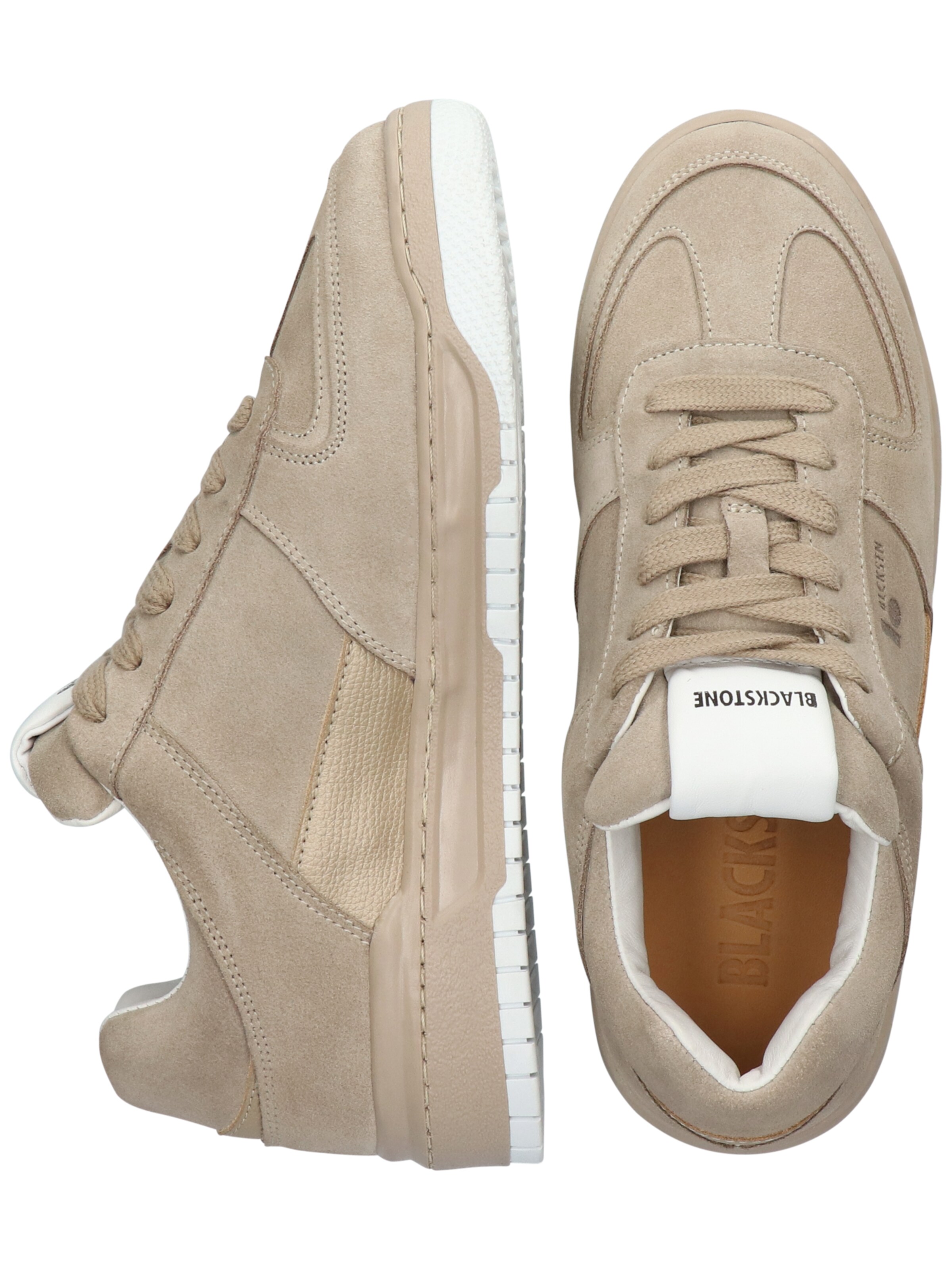 BLACKSTONE Sneakers laag 'Tufa Greer' in Beige