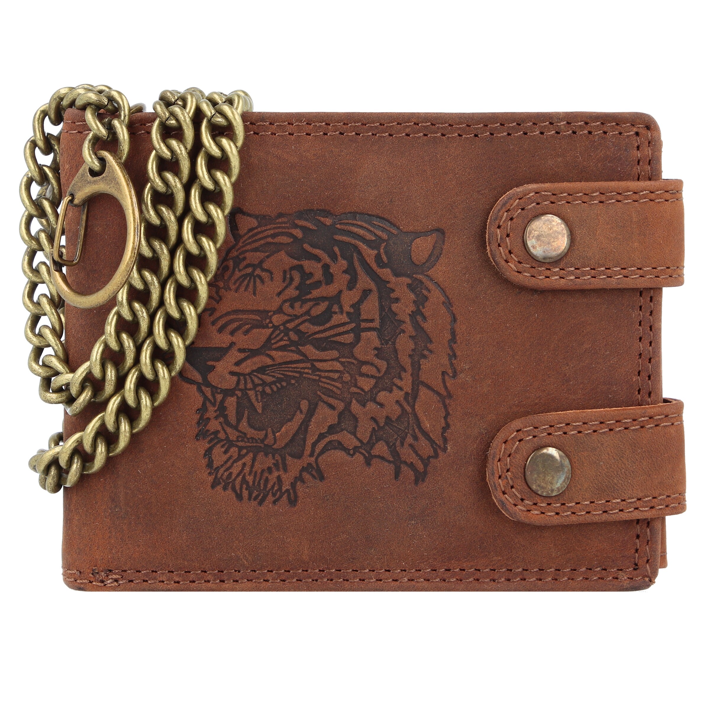 Portamonete 'Montenegro' Greenland Nature di colore marrone / nero, Visualizzazione prodotti