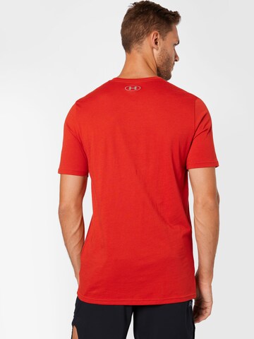 T-Shirt fonctionnel 'Team Issue' UNDER ARMOUR en orange