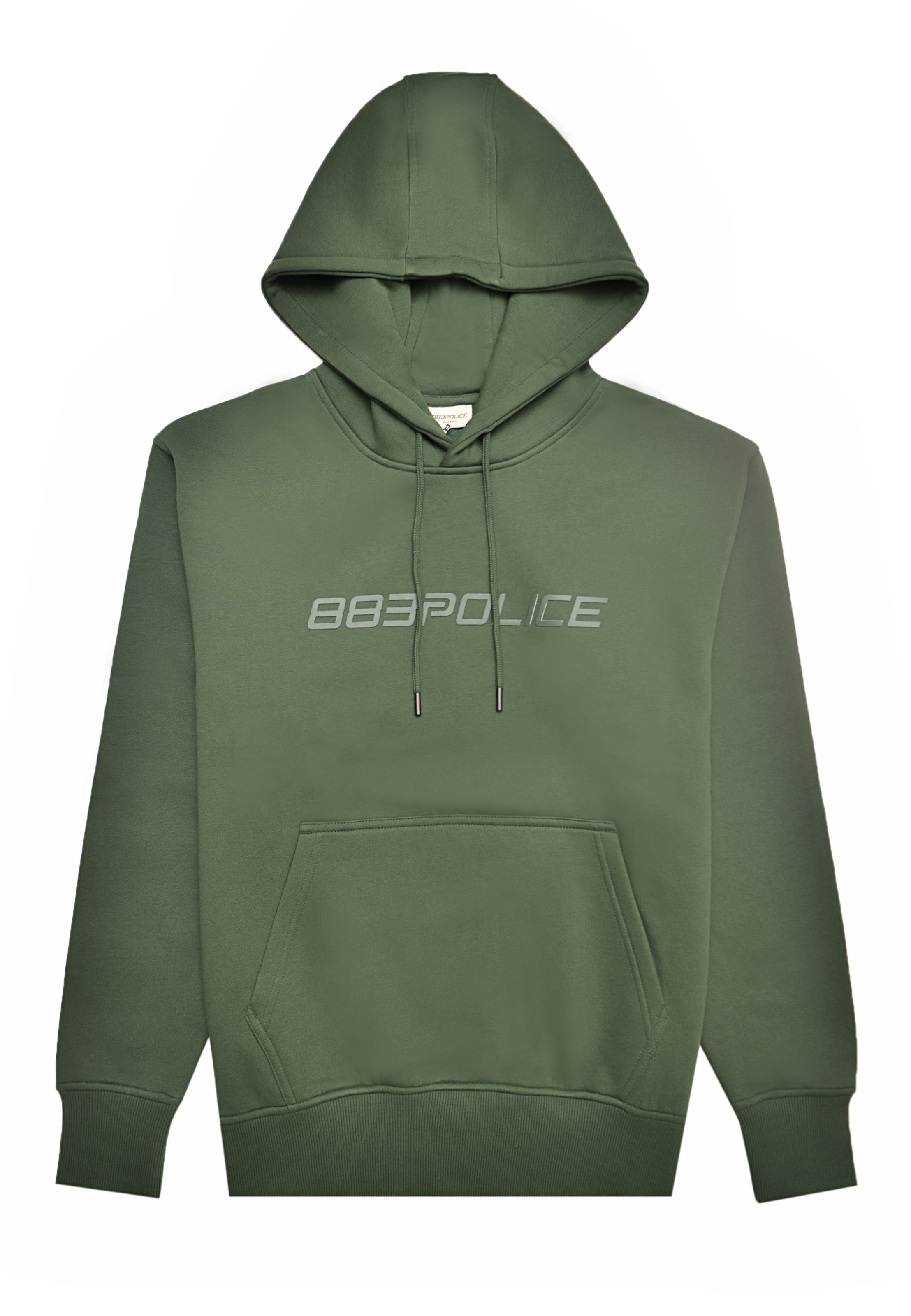 883Police Sweatshirt 'DELUNGRA' in Green: front