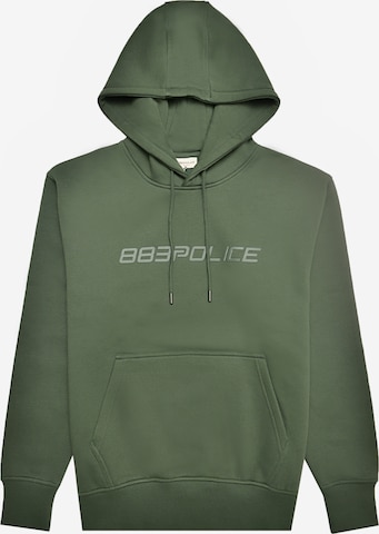 883Police Sweatshirt 'DELUNGRA' in Green: front