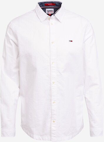 TOMMY HILFIGER Button Up Shirt in White: front