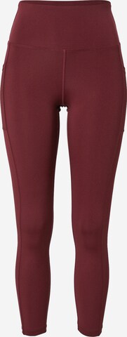 Skinny Pantaloni sportivi di Marika in rosso: frontale