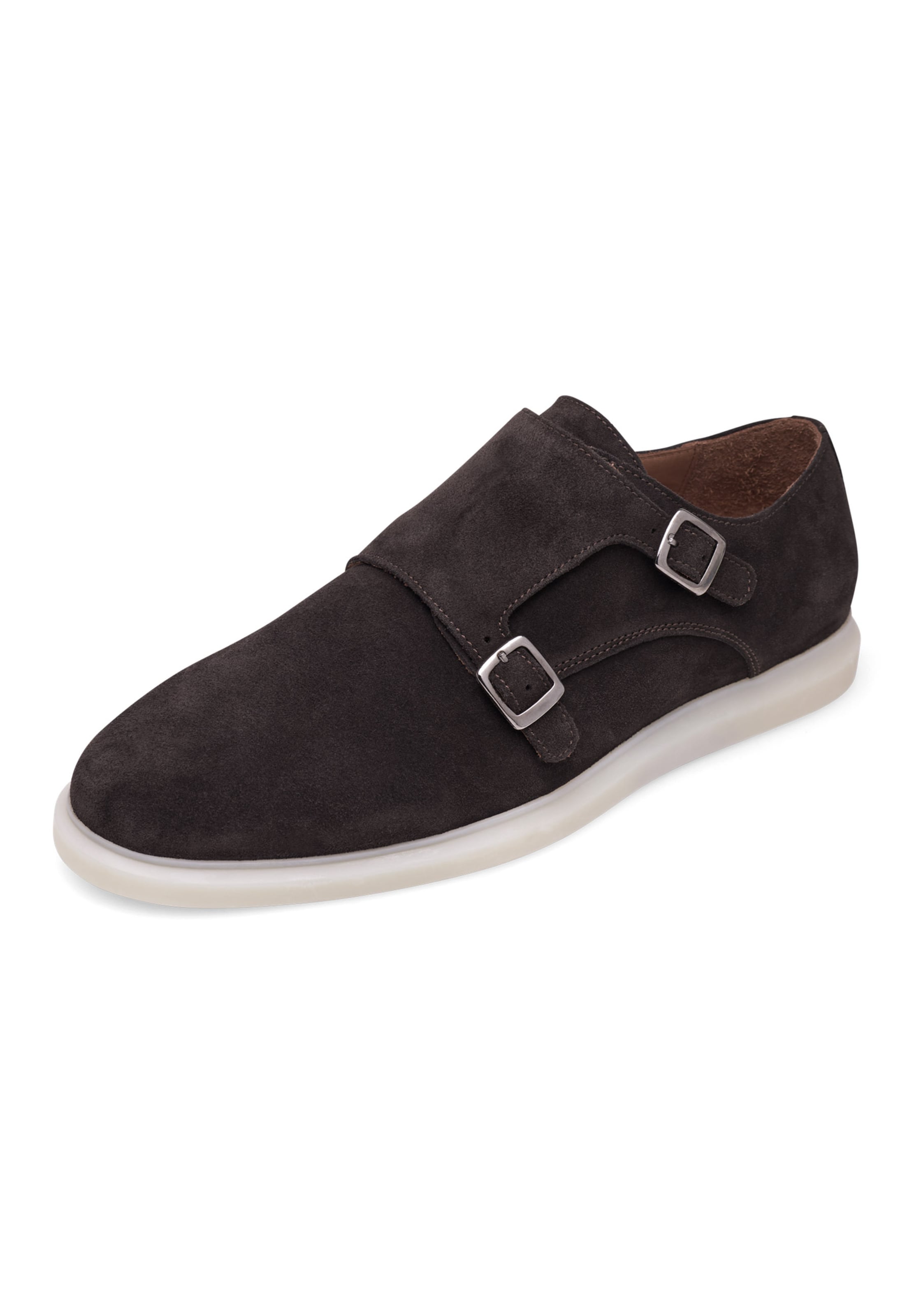 Henry Stevens Classic Flats 'Elia' in Brown: front