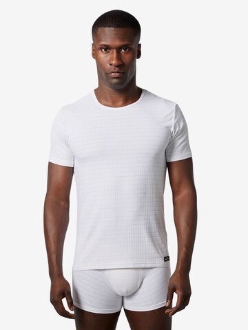 BRUNO BANANI T-Shirt 'Check Line 2.0' in Weiß: predná strana