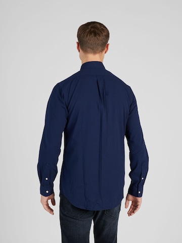 Coupe slim Chemise Polo Ralph Lauren en bleu