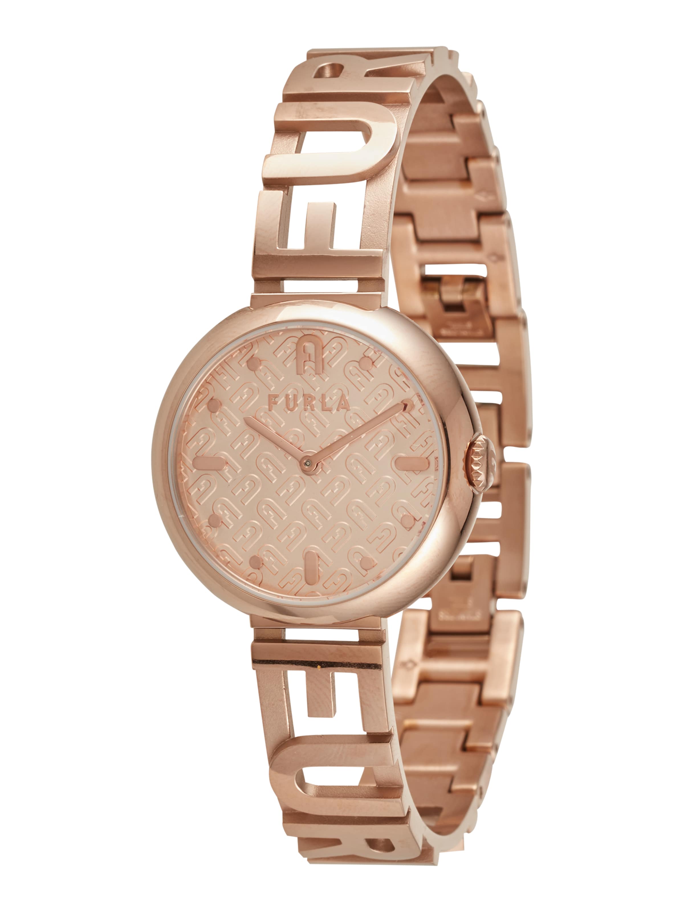 Ceas analogic de la FURLA pe auriu: față