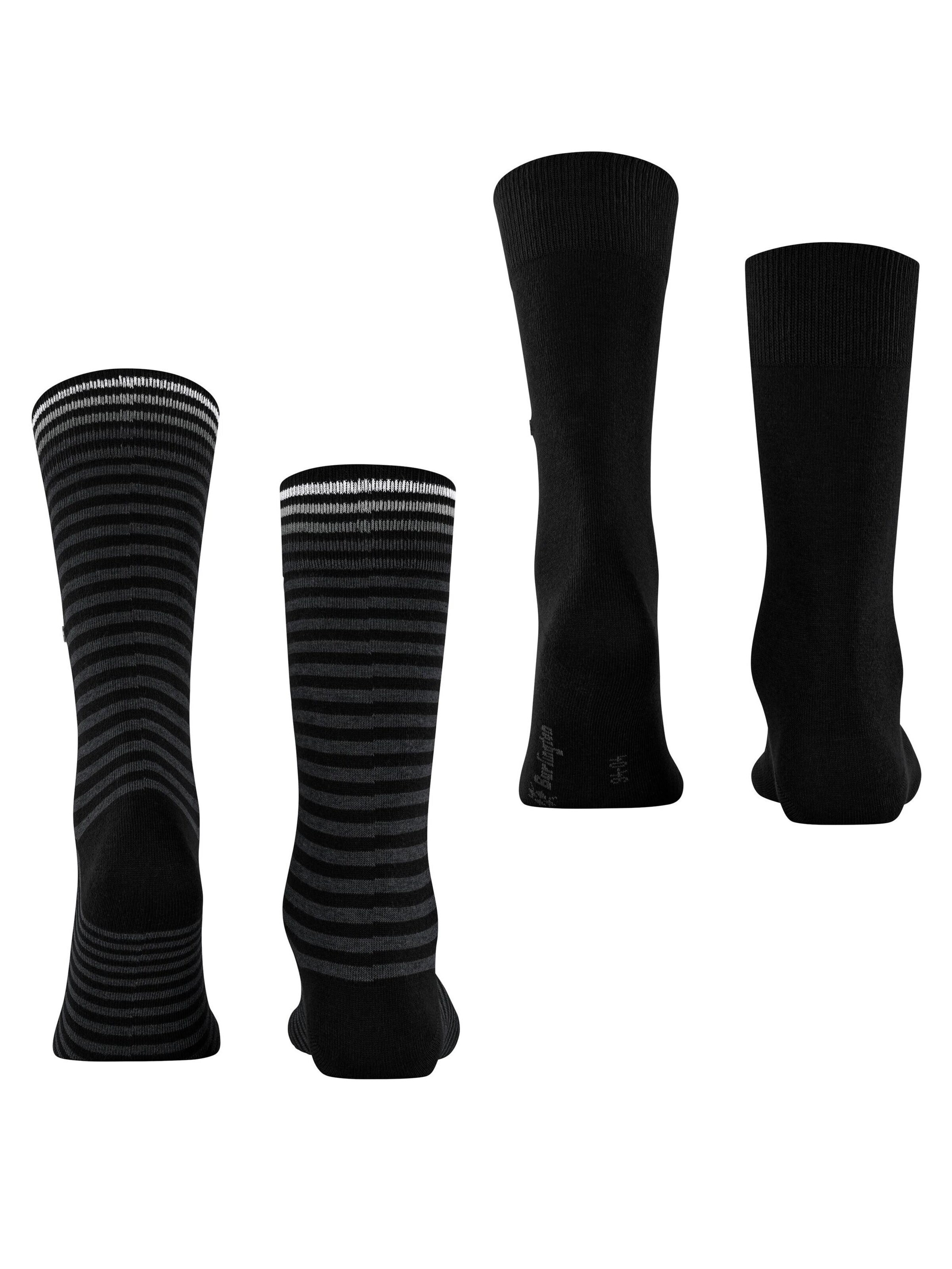 BURLINGTON Socken 'Everyday' in Schwarz