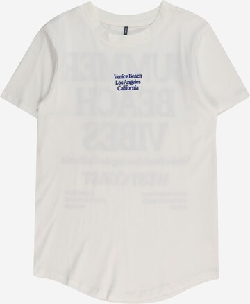 KIDS ONLY - Camiseta 'KOBSUNNY' en blanco: frente