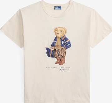balts Polo Ralph Lauren T-Krekls: no priekšpuses