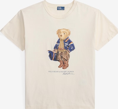 XXS dydžio Marškinėliai iš Polo Ralph Lauren, spalva – tamsiai mėlyna / šokolado spalva / kapučino spalva / vilnos balta, Prekių apžvalga