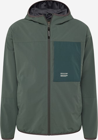 Veste mi-saison Revolution en vert : devant