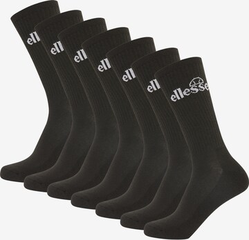 Chaussettes de sport ELLESSE en noir : devant