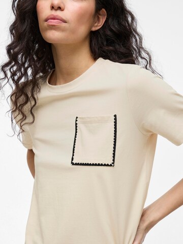 VILA Shirt 'VIAlbia' in Beige