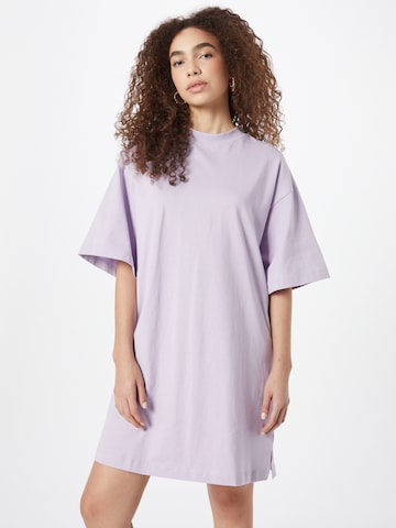Urban Classics Dress in Purple: front