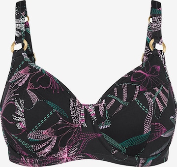 TRIUMPH Bikinitop ' Red Label Summer Tropics ' in Gemengde kleuren: voorkant