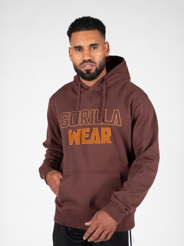 Gorilla Wear Sweatshirt 'Nevada' in Braun: Vorderseite