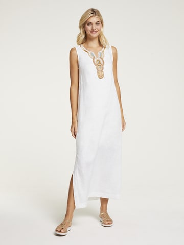 heine Вечернее платье в Белый: спереди