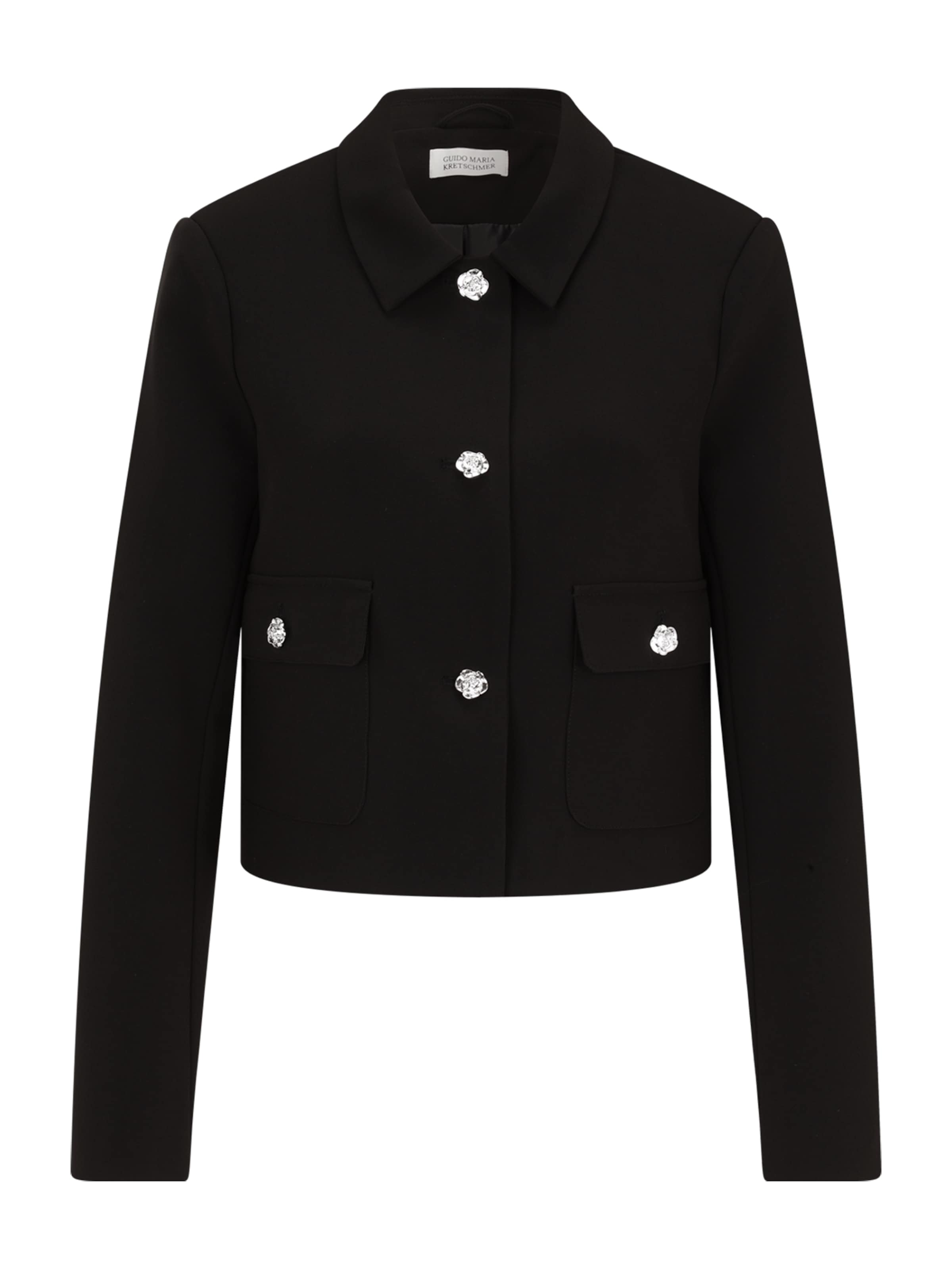 Sacou 'Vivian' de la Guido Maria Kretschmer Women pe negru: față