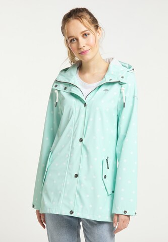 Schmuddelwedda Between-Season Jacket in Green: front