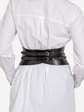 Haute Cuir Belt 'Chained Corset Belt' in Black