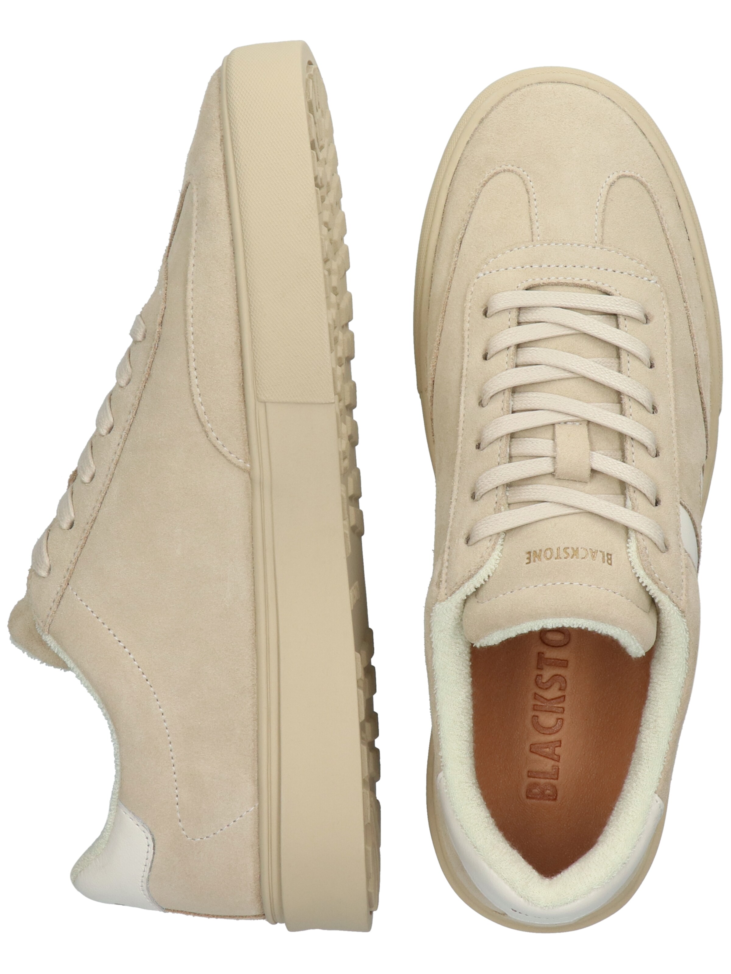 BLACKSTONE - Sapatilhas baixas 'Quartz Auden' em bege