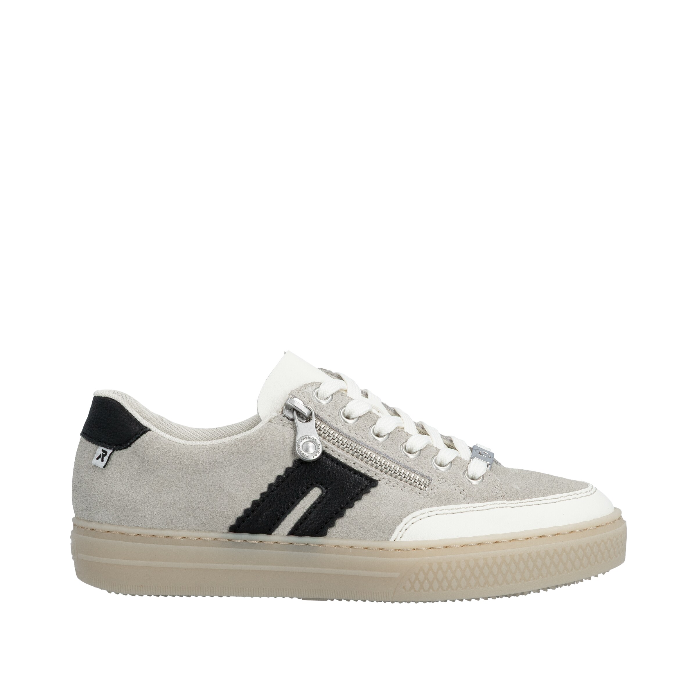 Baskets basses Rieker en gris