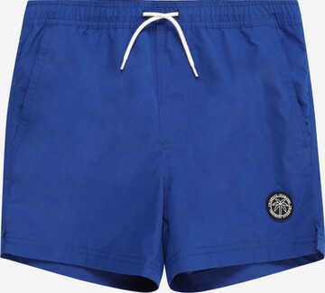 Shorts de bain 'MALTA' Jack & Jones Junior en bleu : devant