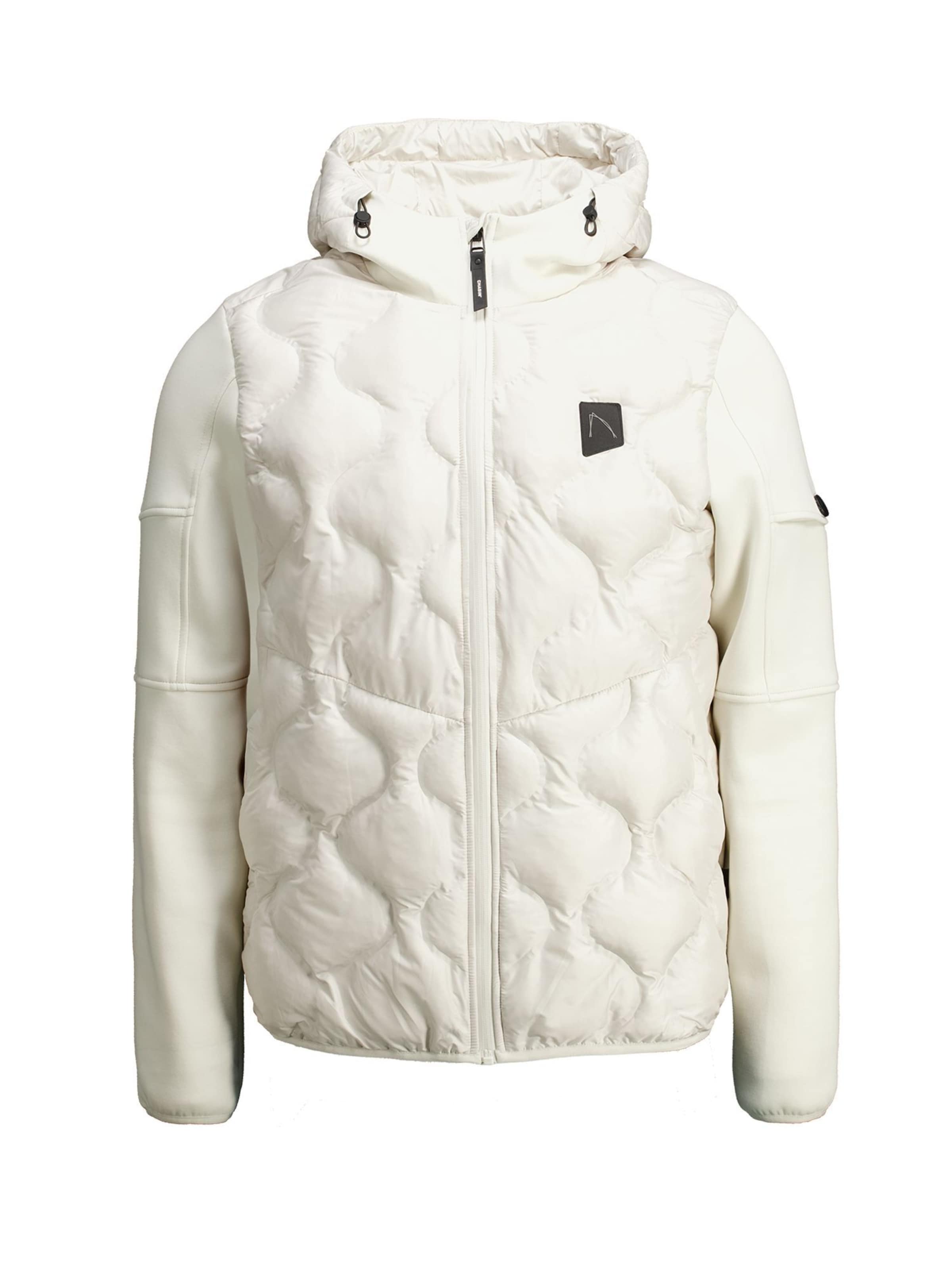 Veste outdoor CHASIN' en blanc : devant