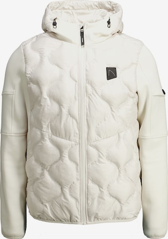 Veste outdoor CHASIN' en blanc : devant