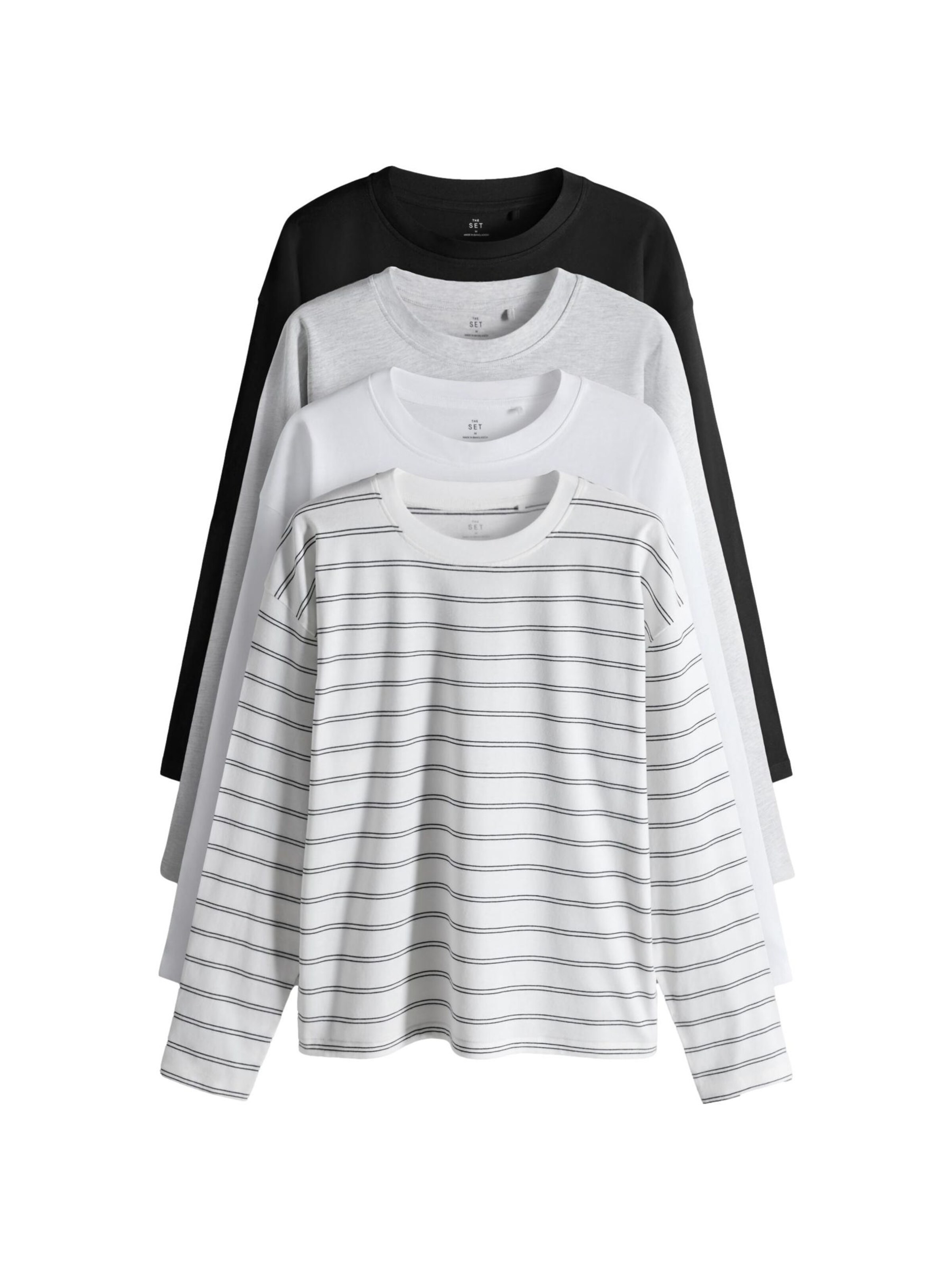 The Set Shirt in Grey: front