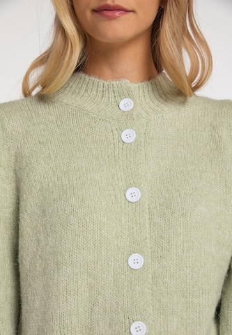 MYMO Knit Cardigan in Green