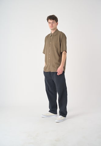 Cleptomanicx Regular fit Button Up Shirt 'Easy' in Brown