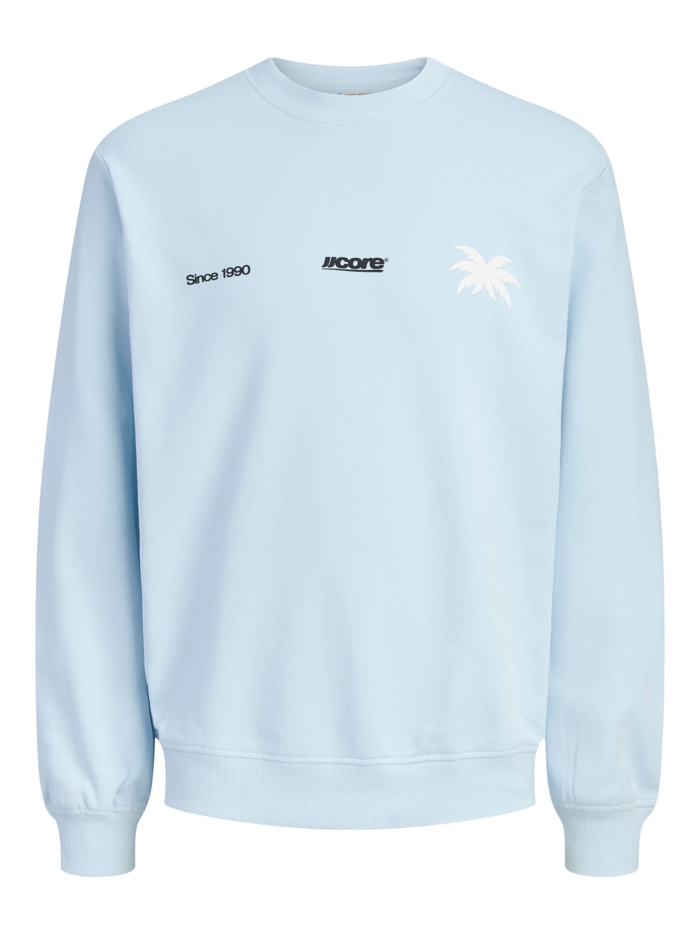 Jack & Jones Junior Mikina 'JCOClub Summer' – modrá: přední strana