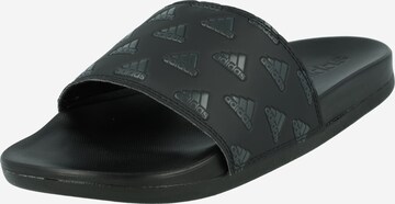 Claquettes / Tongs 'Adilette' ADIDAS SPORTSWEAR en noir : devant